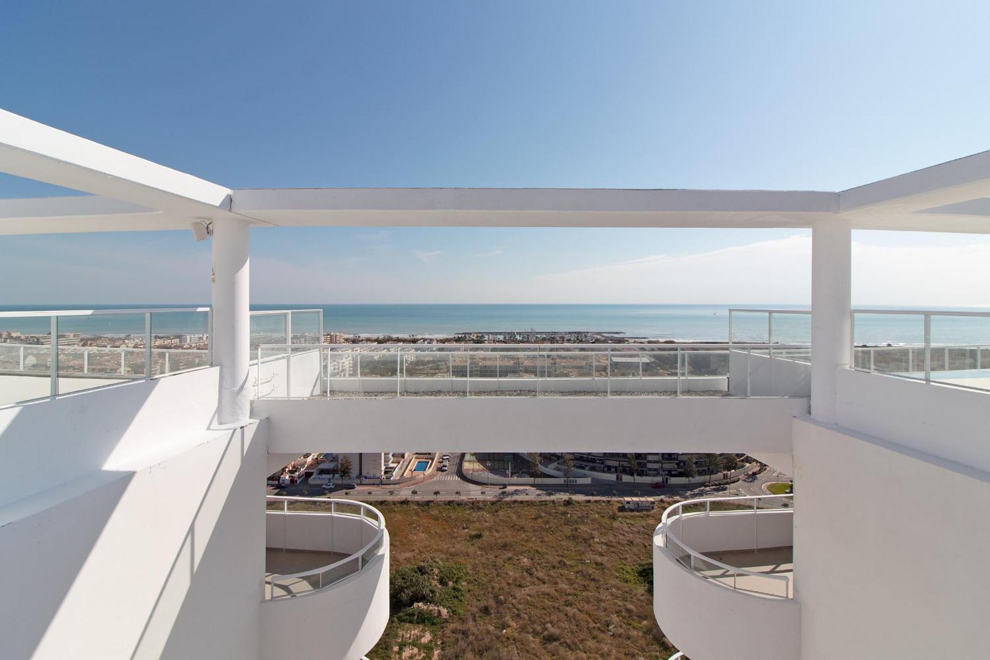 Global Properties, Moderno Apartamento Con Gran Terraza Y Vistas Al Mar Canet d'En Berenguer Exterior foto